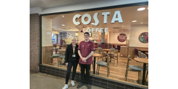 Brewing up a fantastic donation – Costa Coffee supports 4 All Brewing up a fantastic donation – Costa Coffee supports 4 All