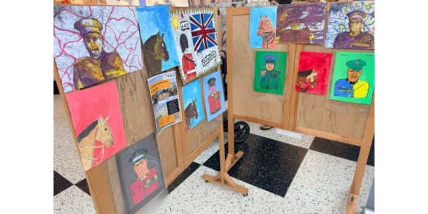 Community art inspired by Telford Royal event planner goes on display
