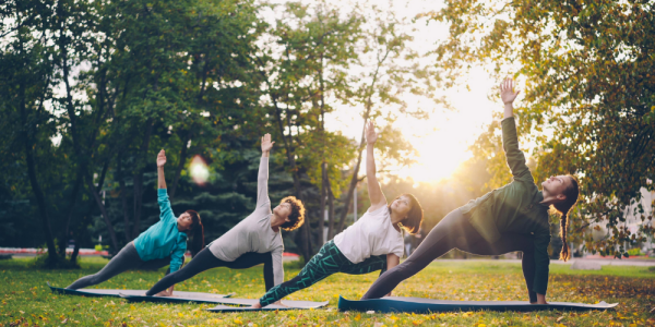 Free Park Yoga classes at 4 All's Market Drayton hub