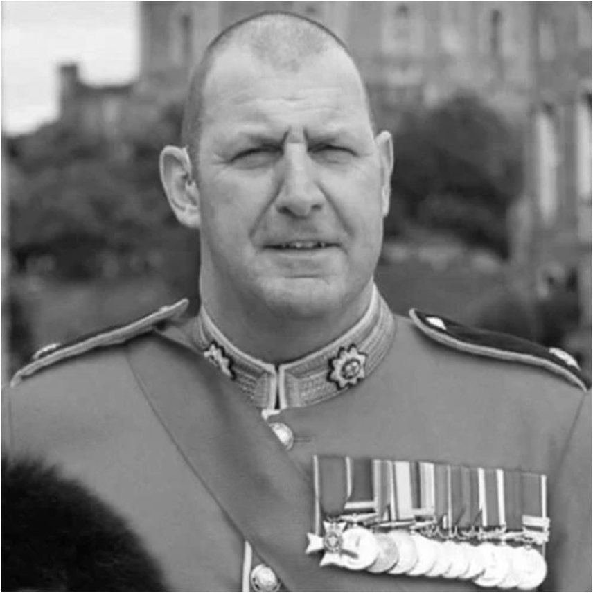Garrison Sergeant Major A J (Vern) Stokes