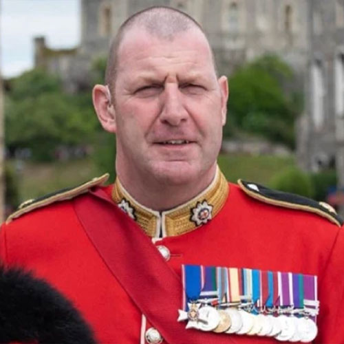 Garrison Sergeant Major A J (Vern) Stokes